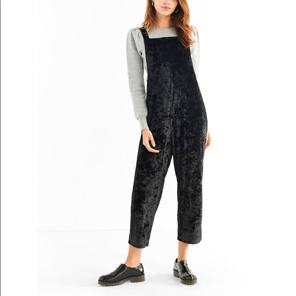 Urban outfitters velvet overalls Clearance